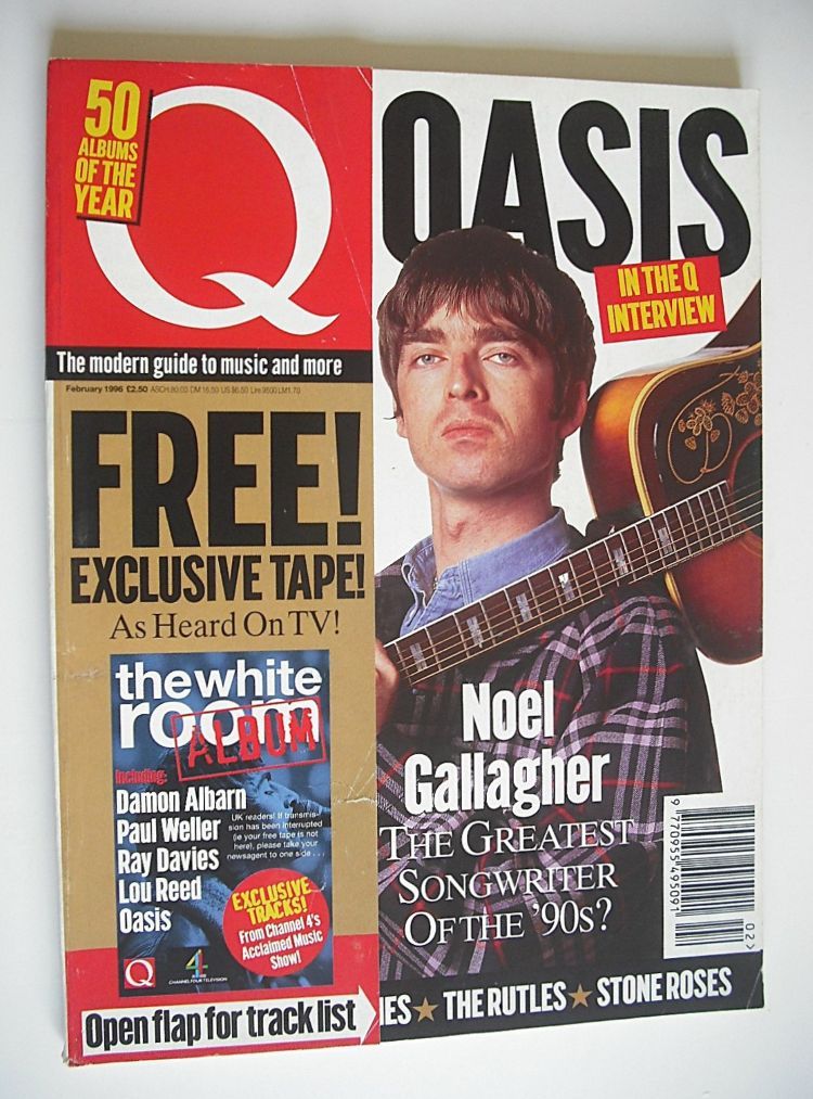 Q magazine - Noel Gallagher cover (February 1996)