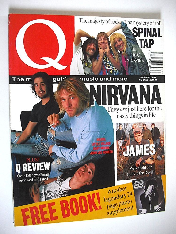 Q magazine - Nirvana cover (April 1992)