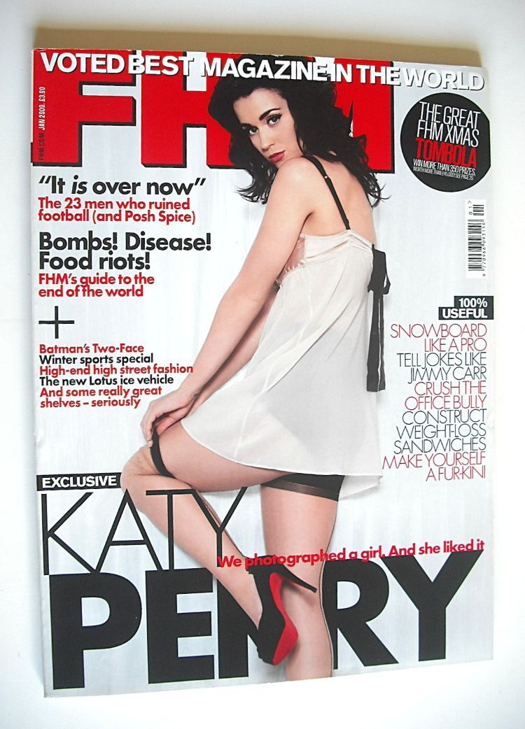 FHM magazine - Katy Perry cover (January 2009)