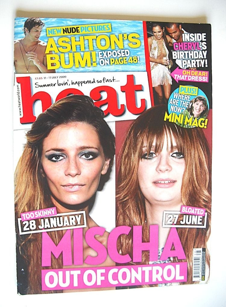 Heat magazine - Mischa Barton cover (11-17 July 2009 - Issue 534)