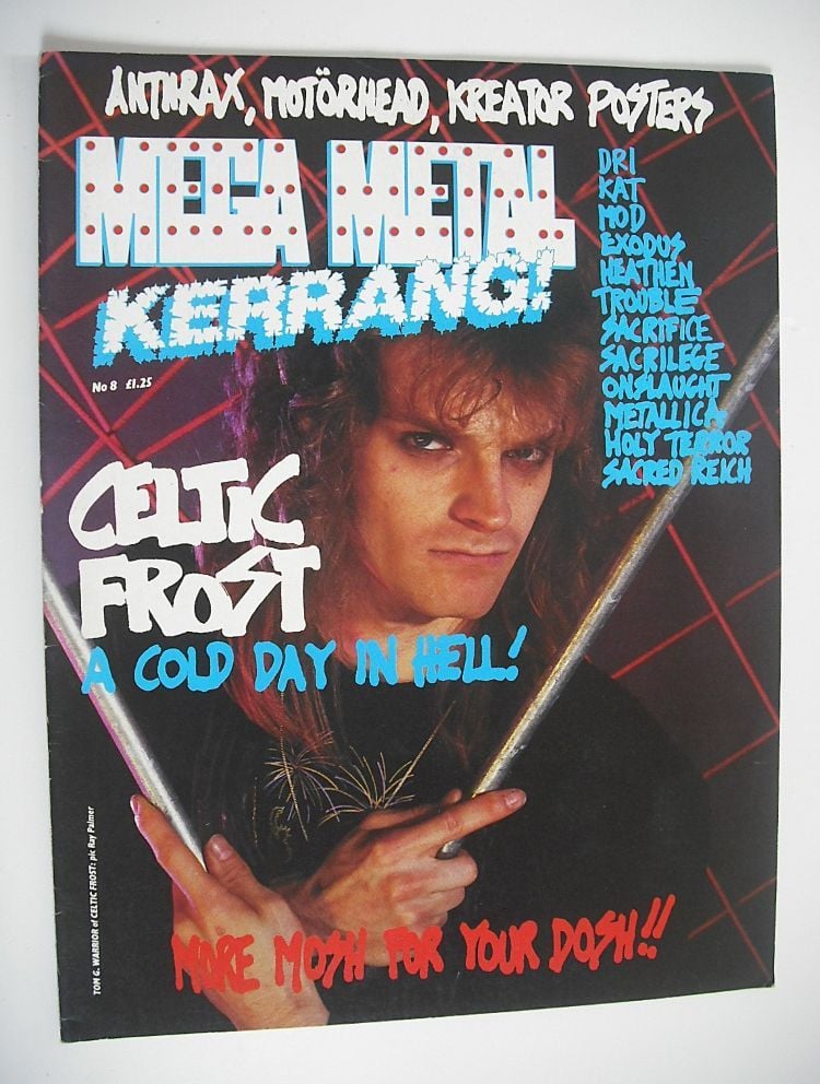 Mega Metal Kerrang magazine (No 8)