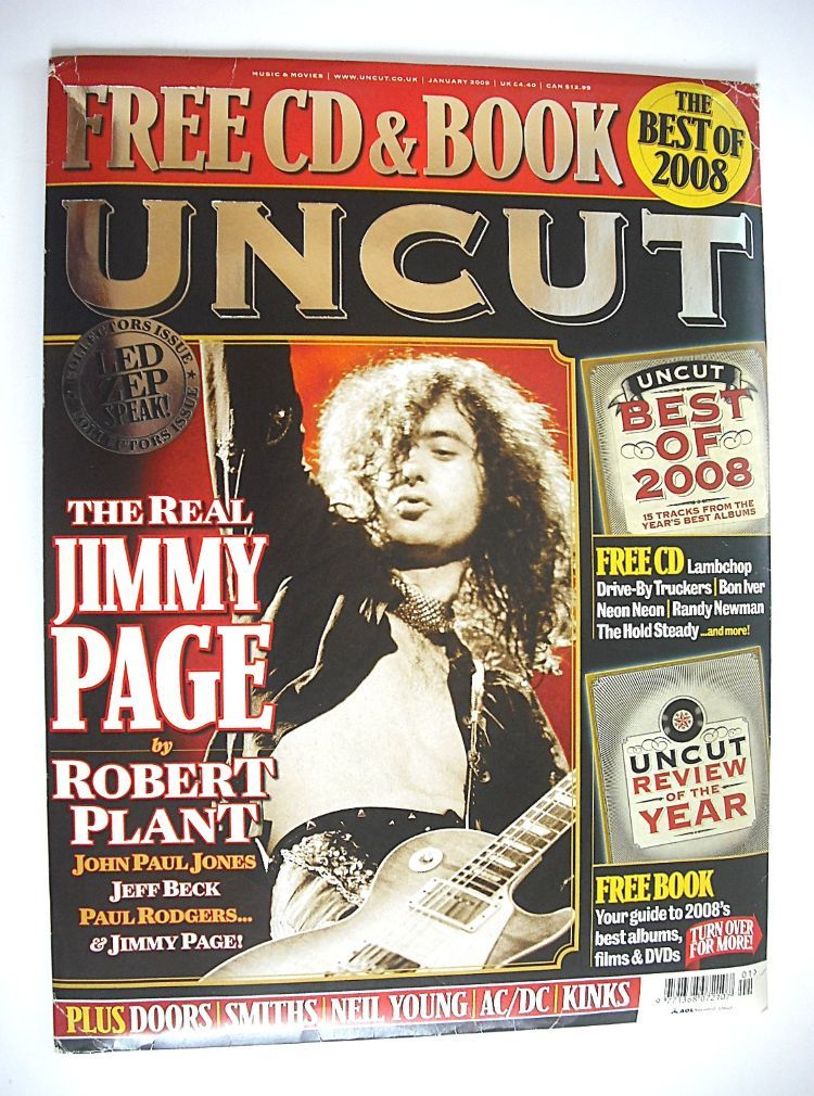 Uncut magazine - Jimmy Page cover (January 2009)