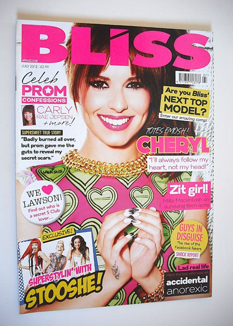 Bliss magazine - July 2012 - Cheryl Cole cover