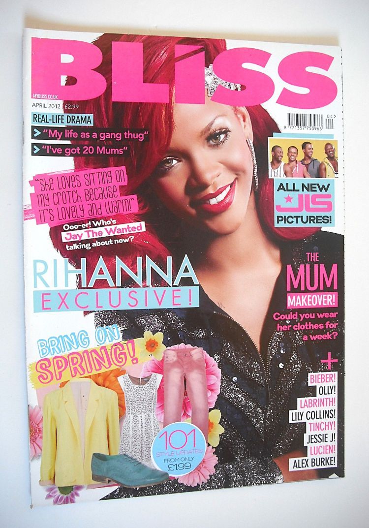 Bliss magazine - April 2012 - Rihanna cover