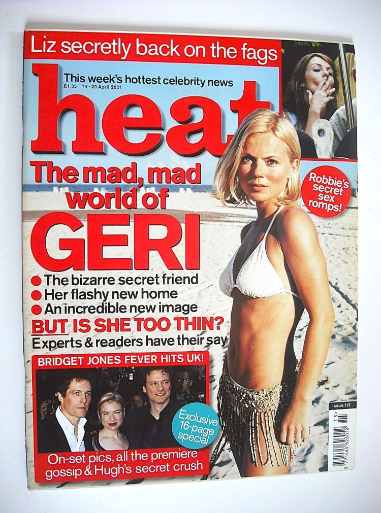 Heat magazine - Geri Halliwell cover (14-20 April 2001 - Issue 112)