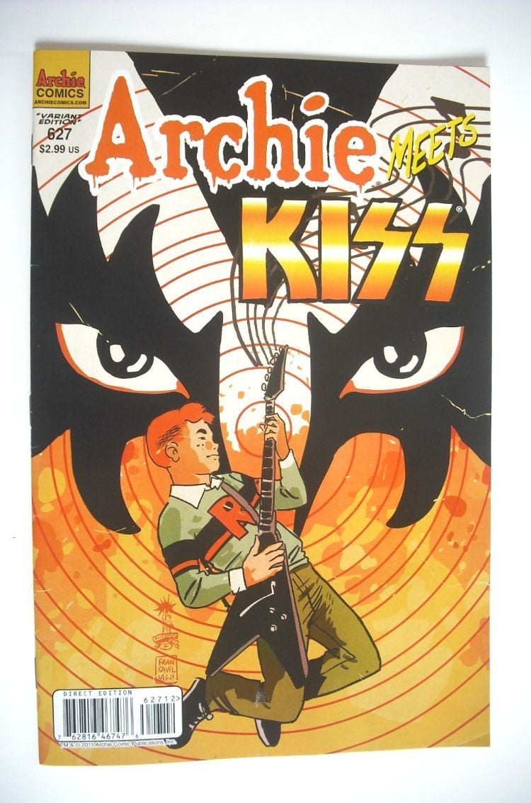 Archie Meets Kiss comic (Issue 627, January 2012)