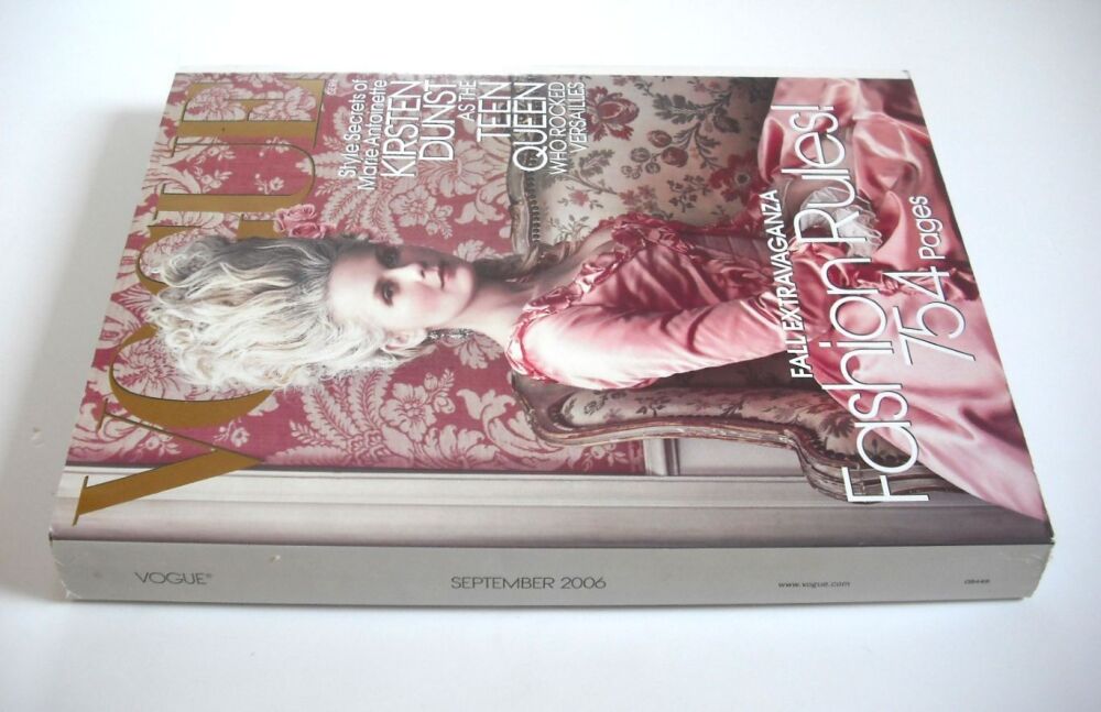 US Vogue magazine - September 2006 - Kirsten Dunst cover