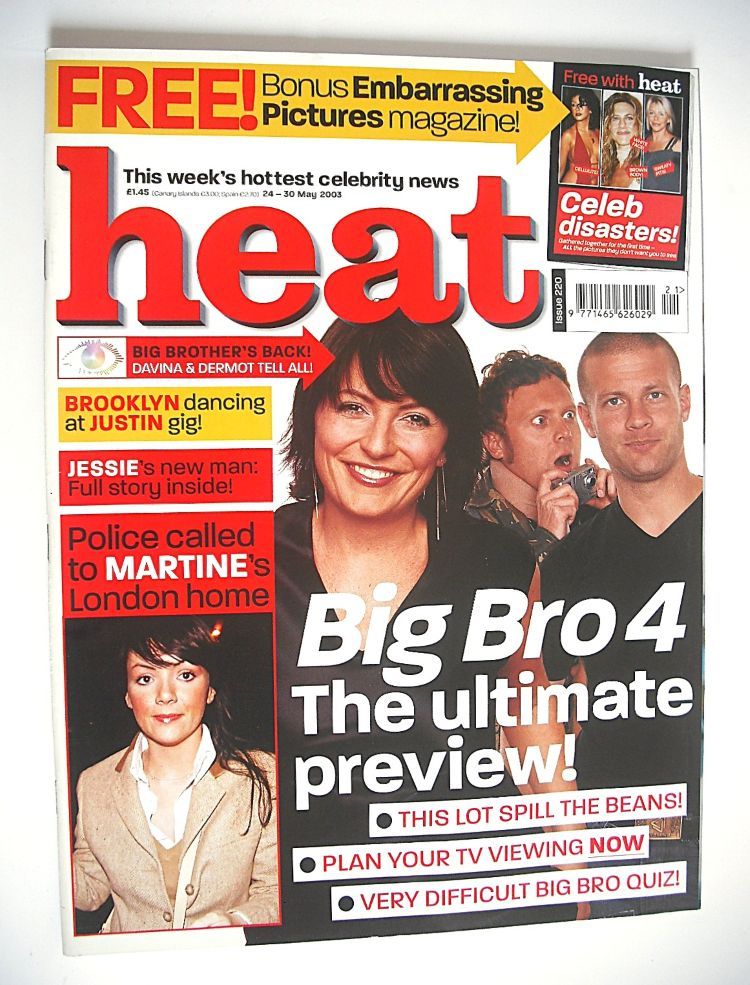 Heat magazine - Big Bro 4 cover (24-30 May 2003 - Issue 220)