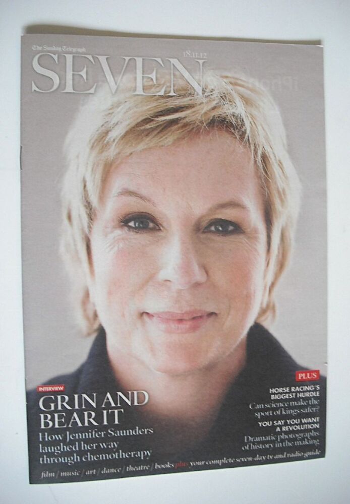 Seven magazine - Jennifer Saunders cover (18 November 2012)