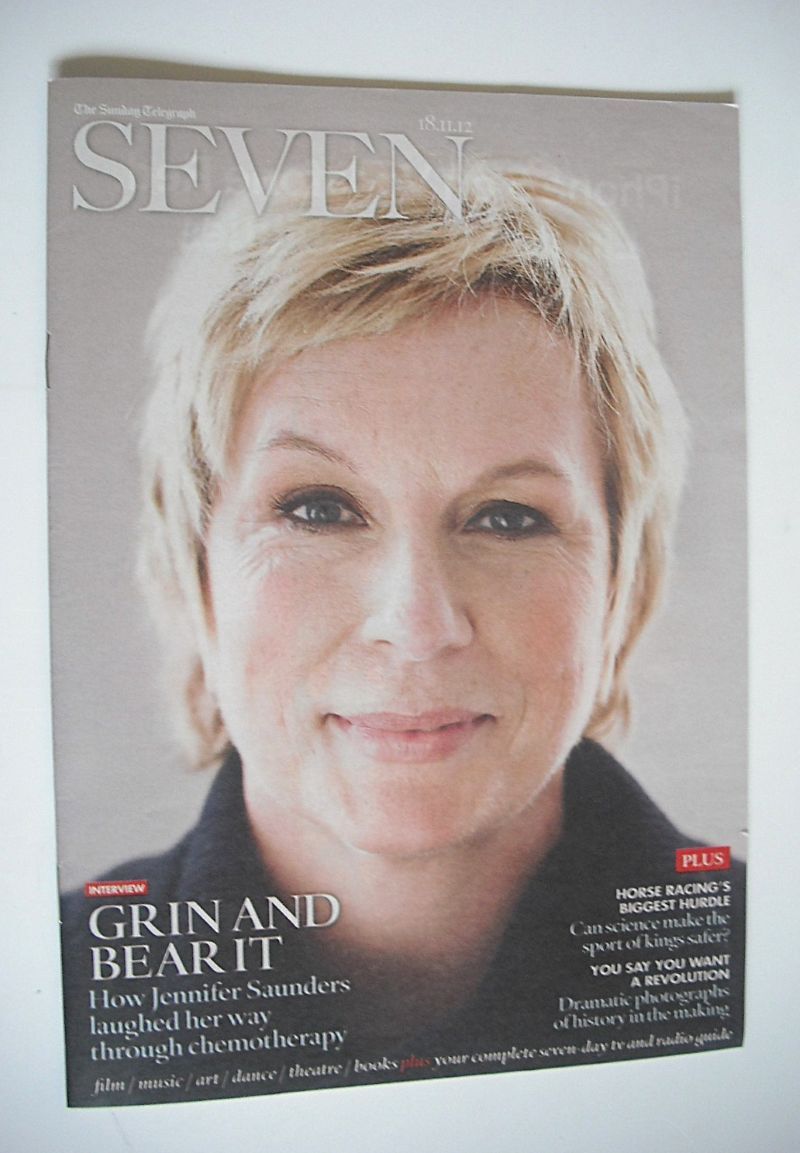 <!--2012-11-18-->Seven magazine - Jennifer Saunders cover (18 November 2012
