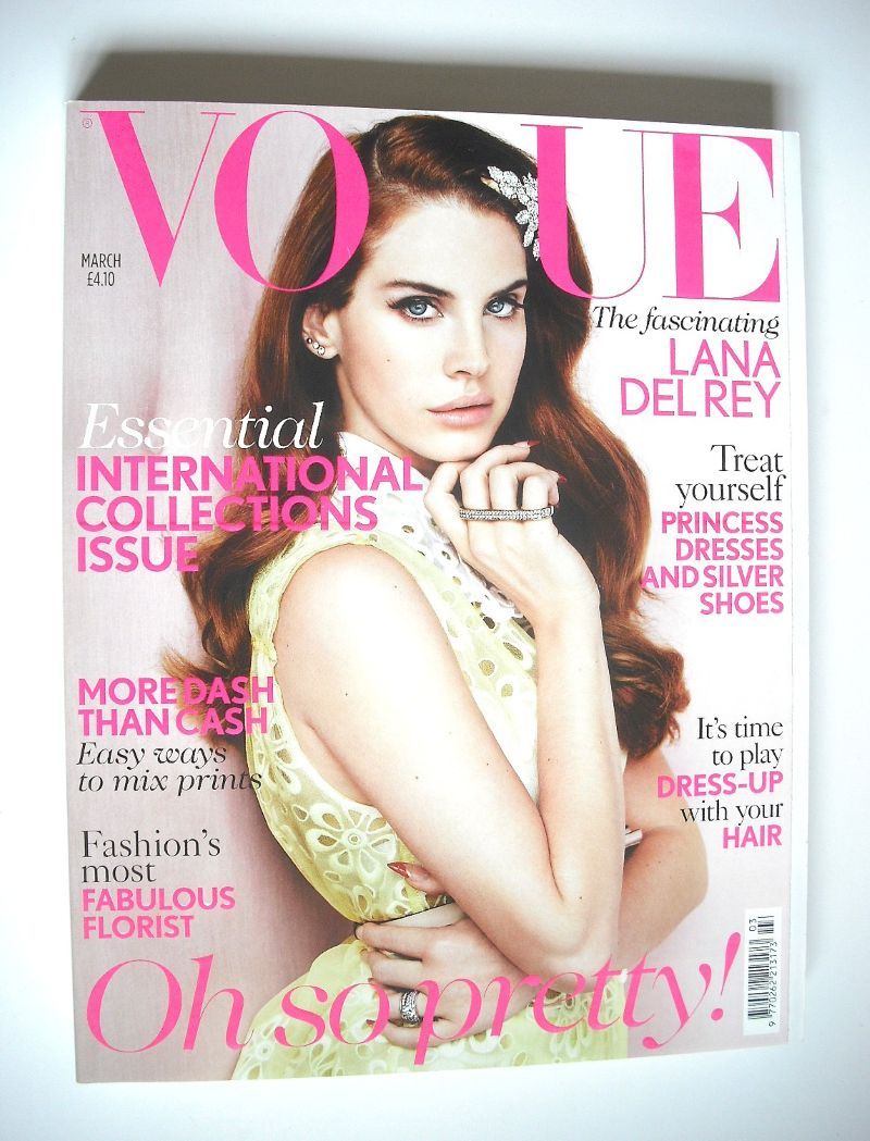 British Vogue magazine - March 2012 - Lana Del Rey cover