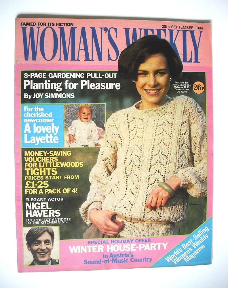 British Woman's Weekly magazine (29 September 1984 - British Edition)