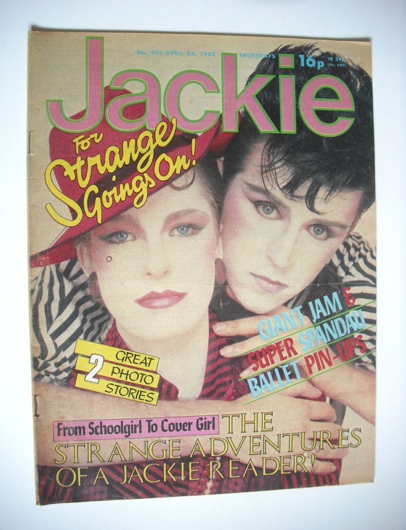<!--1982-04-24-->Jackie magazine - 24 April 1982 (Issue 955 - Steve Strange