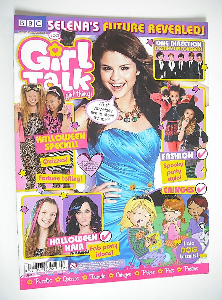 Girl Talk magazine - Selena Gomez cover (19 October - 1 November 2011)