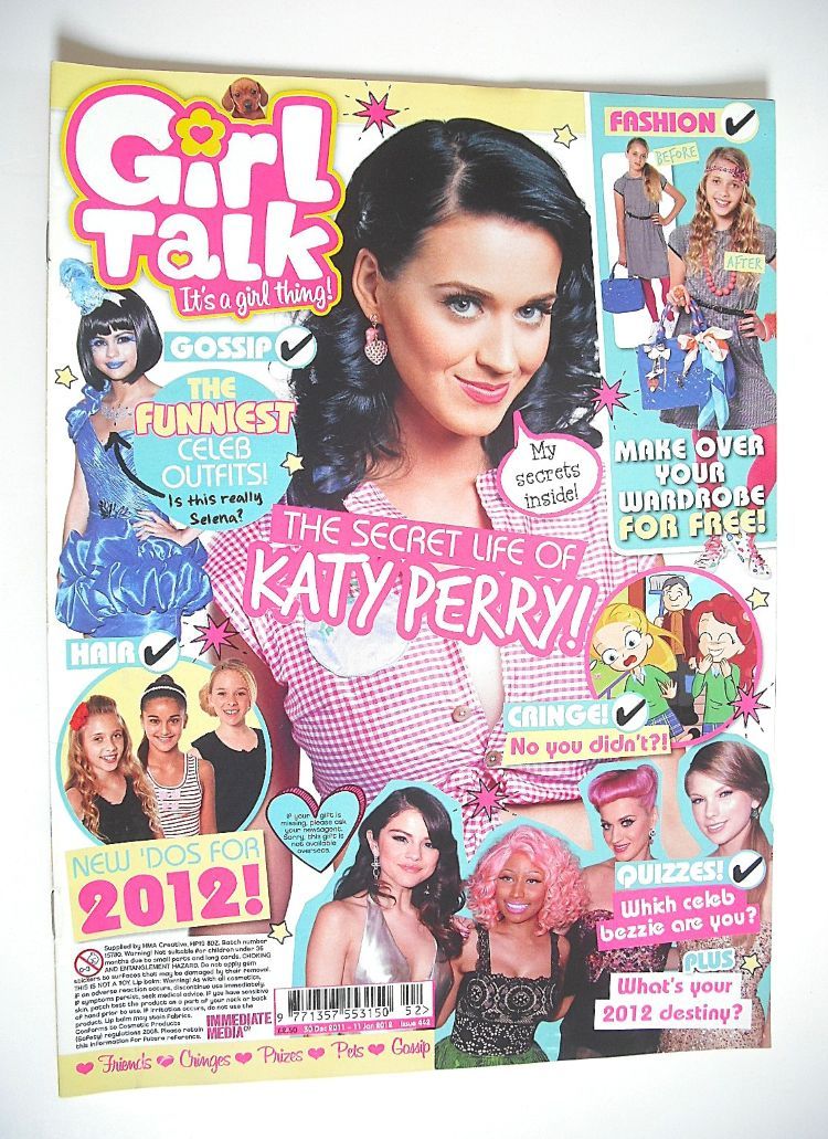 Girl Talk magazine - Katy Perry cover (30 December 2011 - 11 January 2012)