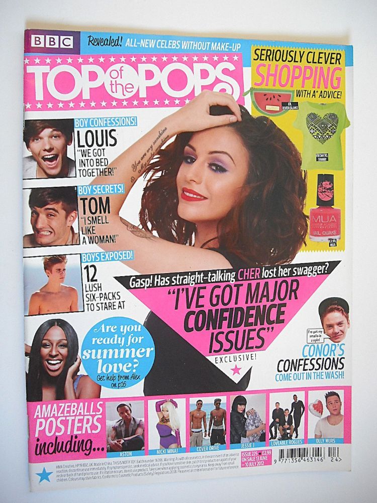 Top Of The Pops magazine - Cher Lloyd cover (13 June - 10 July 2012)