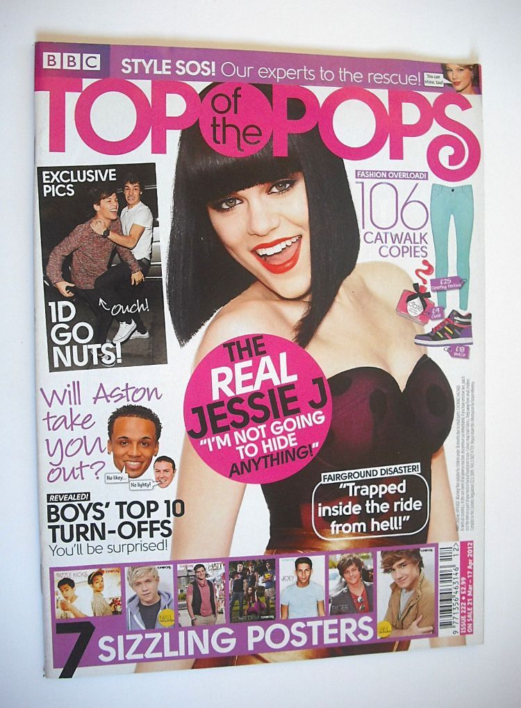 Top Of The Pops magazine - Jessie J cover (21 March - 17 April 2012)