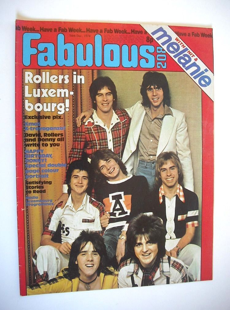 Fabulous 208 magazine (14 December 1974 - The Bay City Rollers)