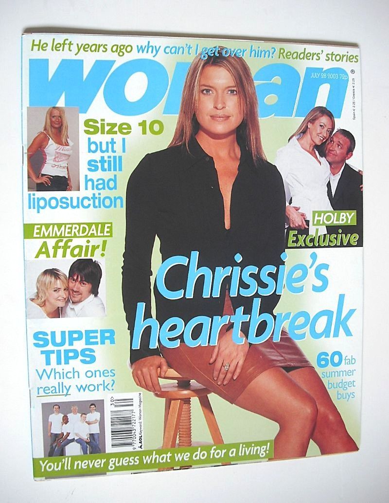 Woman magazine - Tina Hobley cover (28 July 2003)