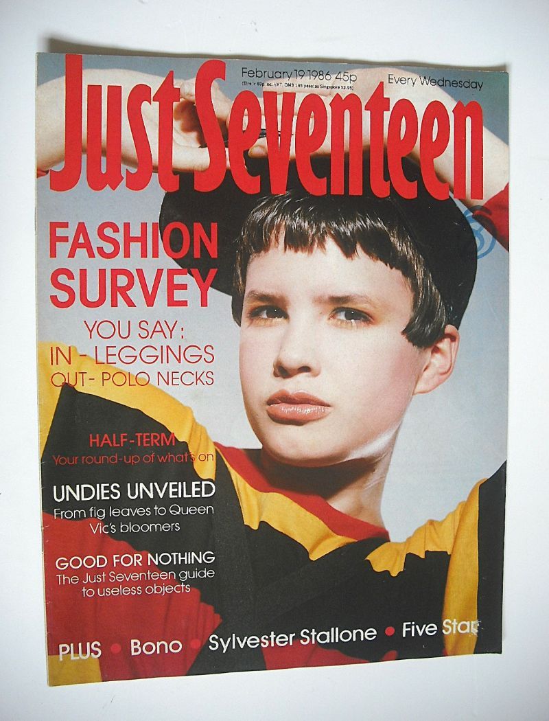 Just Seventeen magazine - 19 February 1986