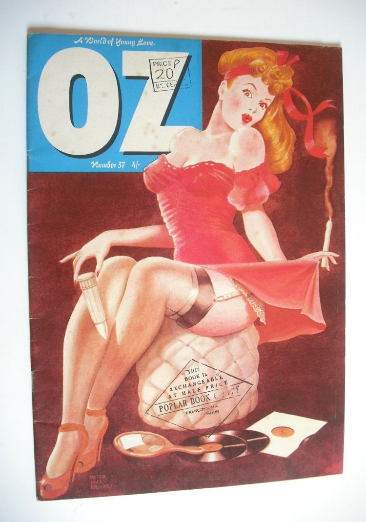OZ magazine - A World Of Young Love / Angry Oz cover (September 1971, No 37)