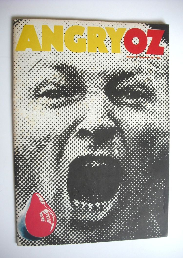 OZ magazine - A World Of Young Love / Angry Oz cover (September 1971, No 37)