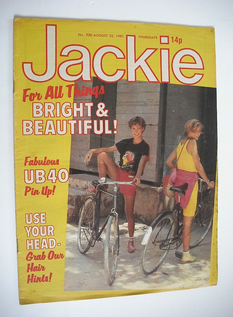 <!--1981-08-22-->Jackie magazine - 22 August 1981 (Issue 920)