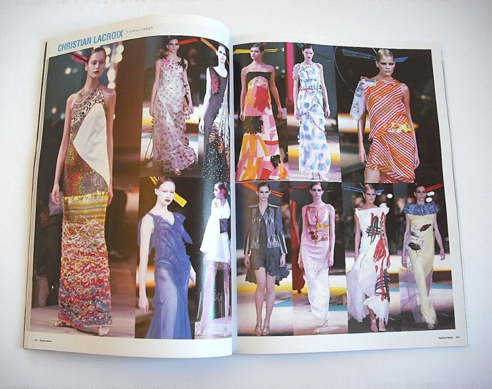 Fashion News magazine - Spring & Summer Paris Haute Couture Collection (April 2000, Vol. 60)