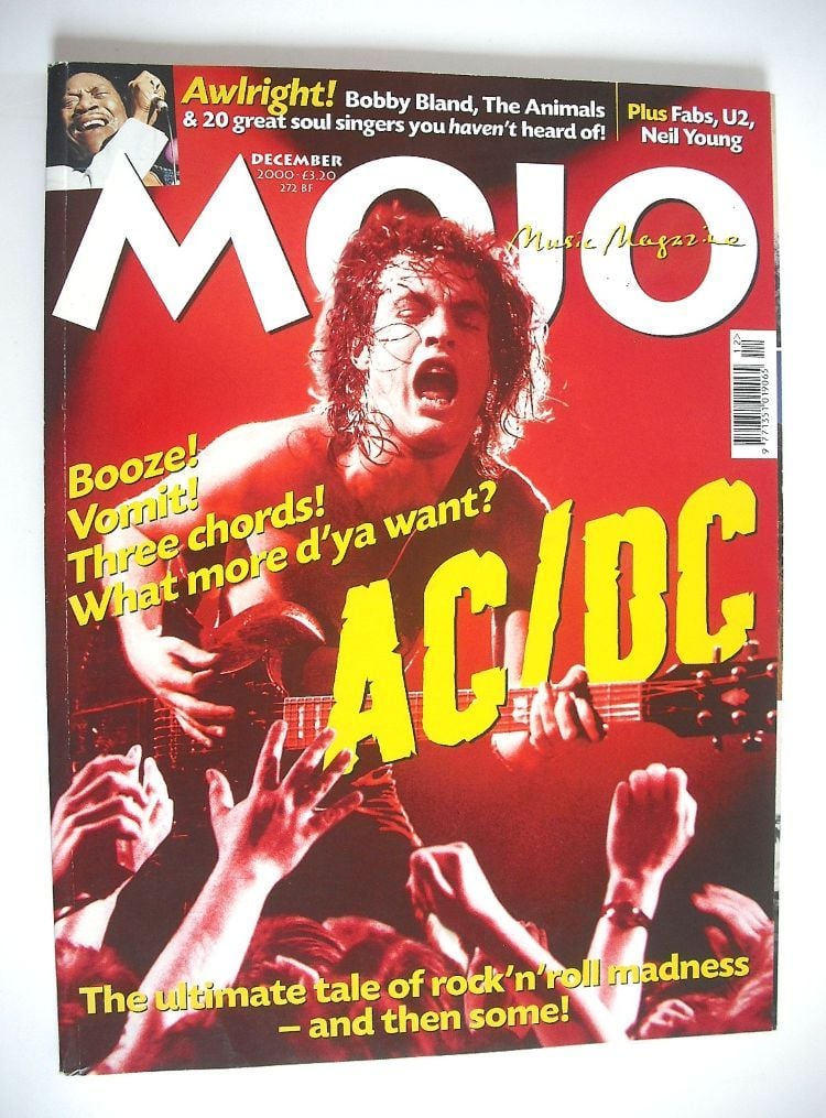 MOJO magazine - AC/DC cover (December 2000 - Issue 85)