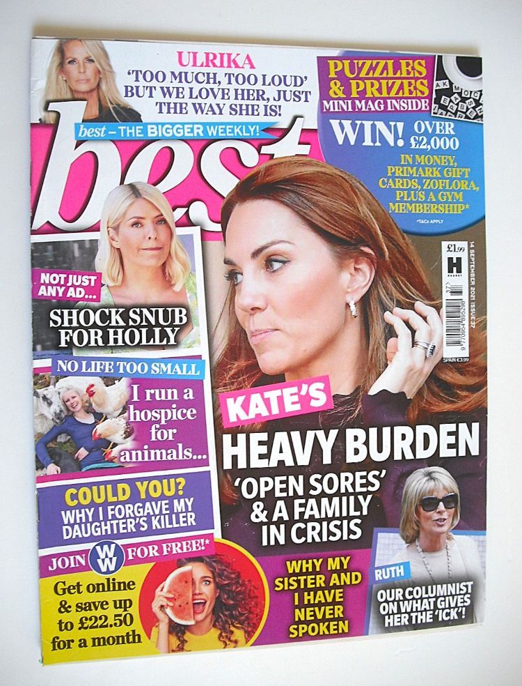 Best magazine - 14 September 2021 - Kate Middleton cover