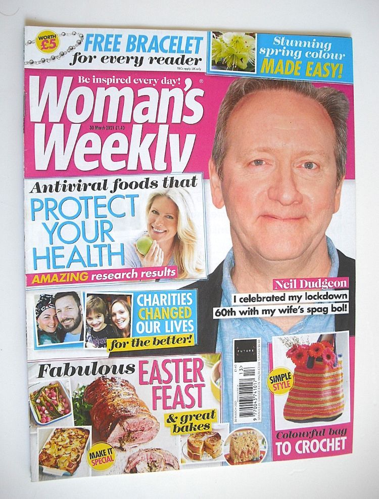 Woman's Weekly magazine (30 March 2021 - Neil Dudgeon cover)