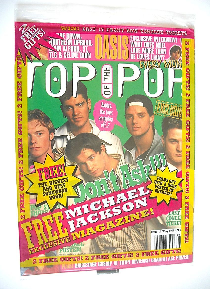 <!--1996-05-->Top Of The Pops magazine - Boyzone cover (May 1996)