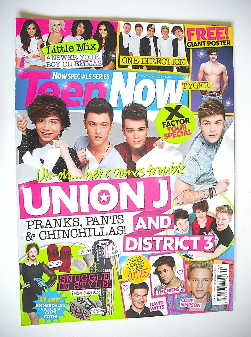 <!--2013-03-->Teen Now magazine - Union J cover (March 2013)