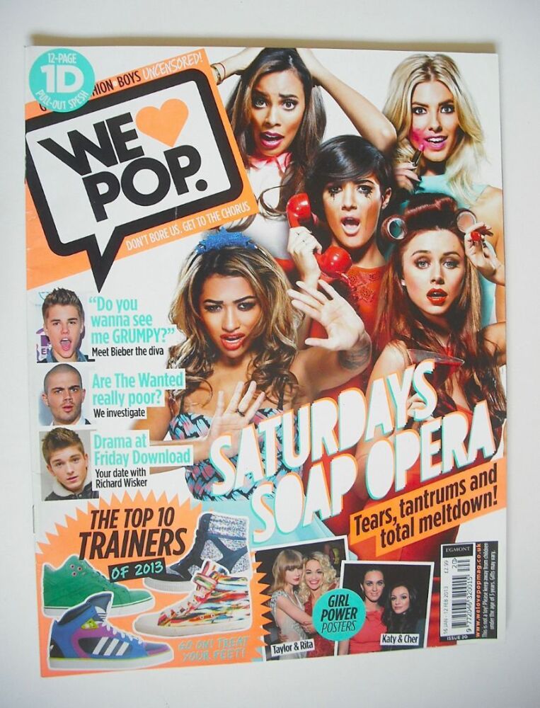 We Love Pop magazine - The Saturdays cover (16 January - 12 February 2013)