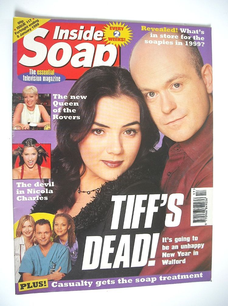 Inside Soap magazine - Martine McCutcheon and Ross Kemp cover (26 December 1998 - 8 January 1999)