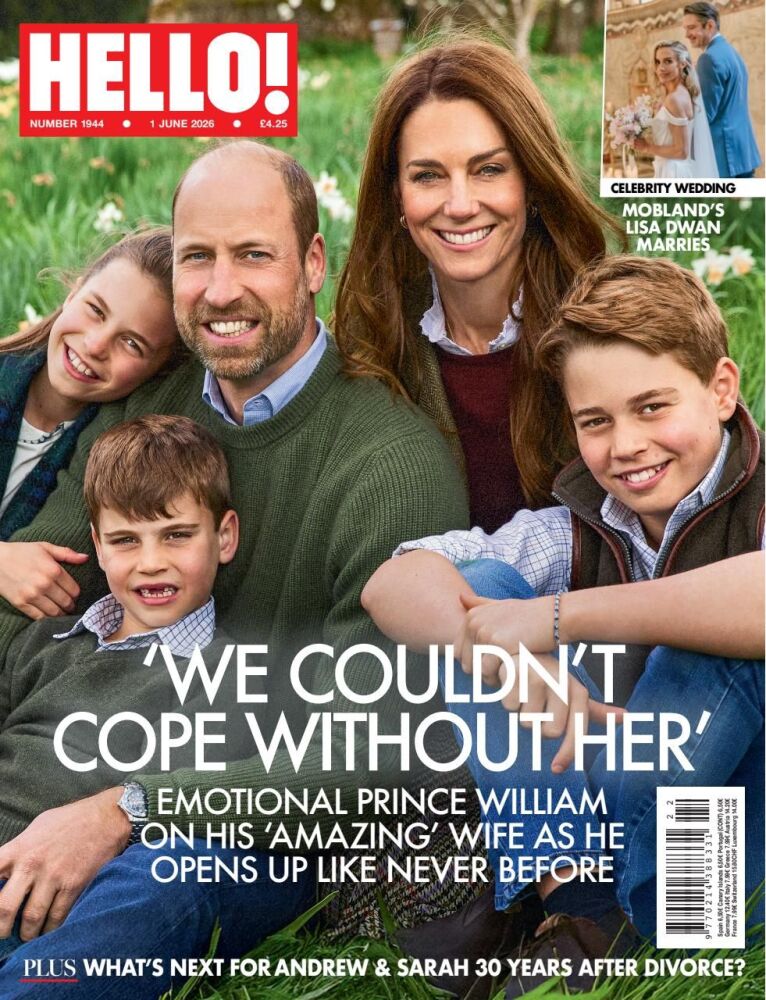 Hello! magazine - Prince William, Kate Middleton and Family cover (1 June 2026 - Issue 1944)