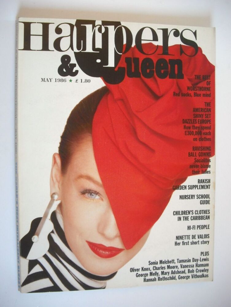 British Harpers & Queen magazine - May 1986