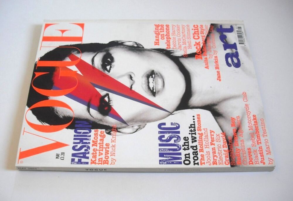 British Vogue magazine - May 2003 - Kate Moss cover