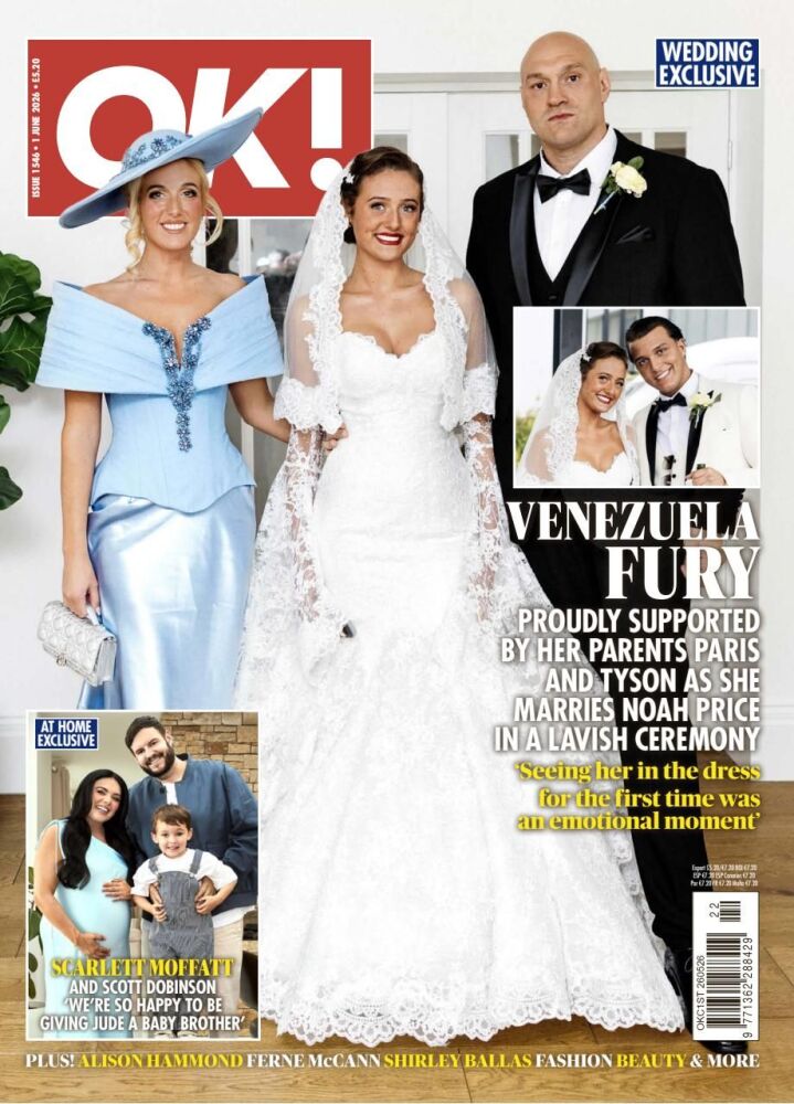 OK! magazine - Venezuela Fury Wedding cover (1 June 2026 - Issue 1546)