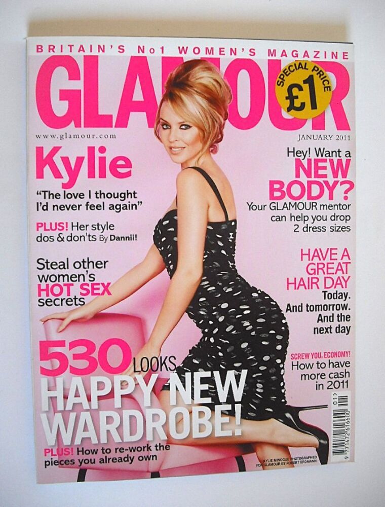 Glamour magazine - Kylie Minogue cover (January 2011)