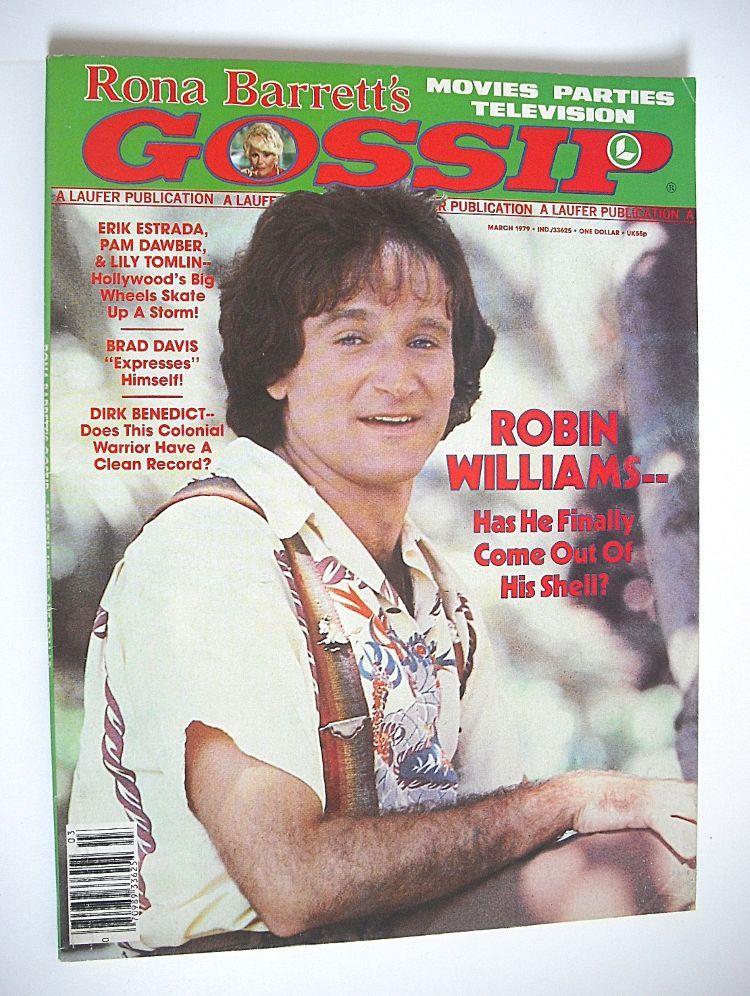Rona Barrett's Gossip magazine - Robin Williams cover (March 1979)