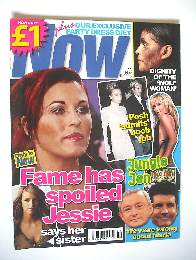Now magazine - Jessie Wallace cover (23 November 2005)