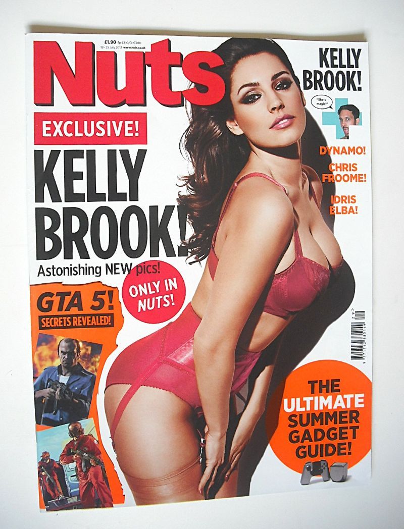 <!--2013-07-19-->Nuts magazine - Kelly Brook cover (19-25 July 2013)