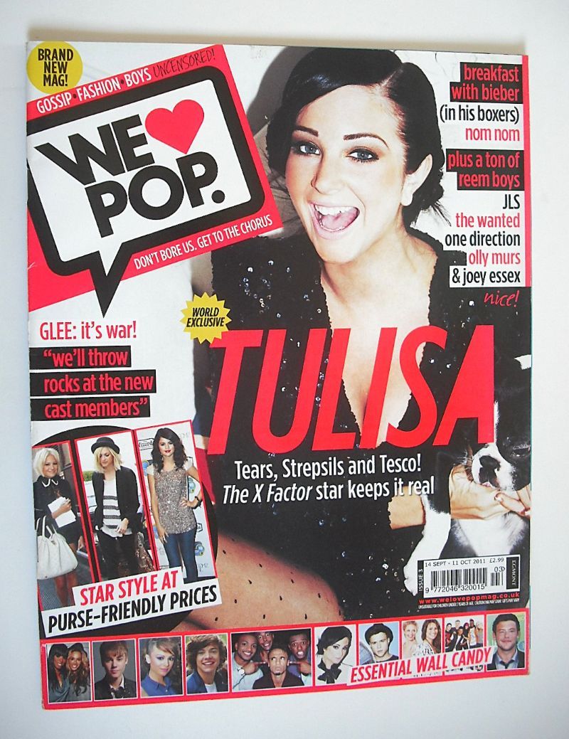 We Love Pop magazine - Tulisa Contostavlos cover (14 September - 11 October 2011)