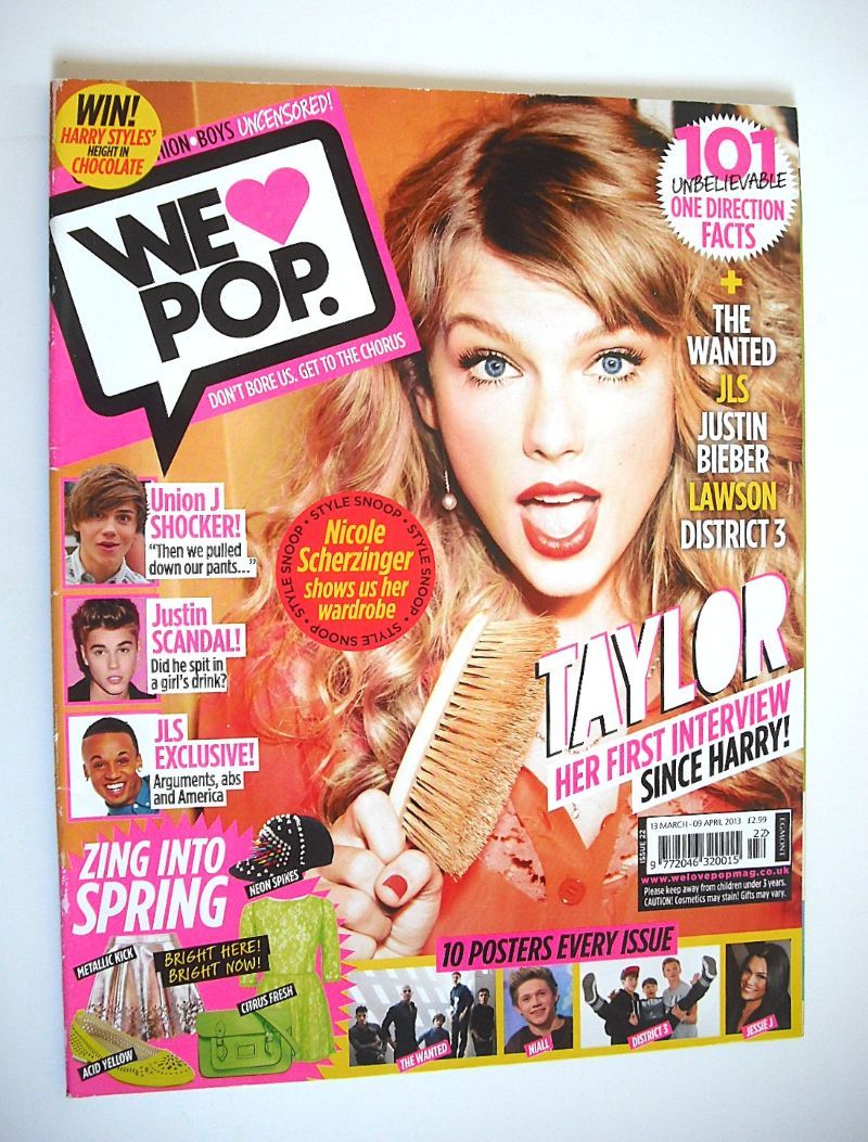 We Love Pop magazine - Taylor Swift cover (13 March - 9 April 2013)