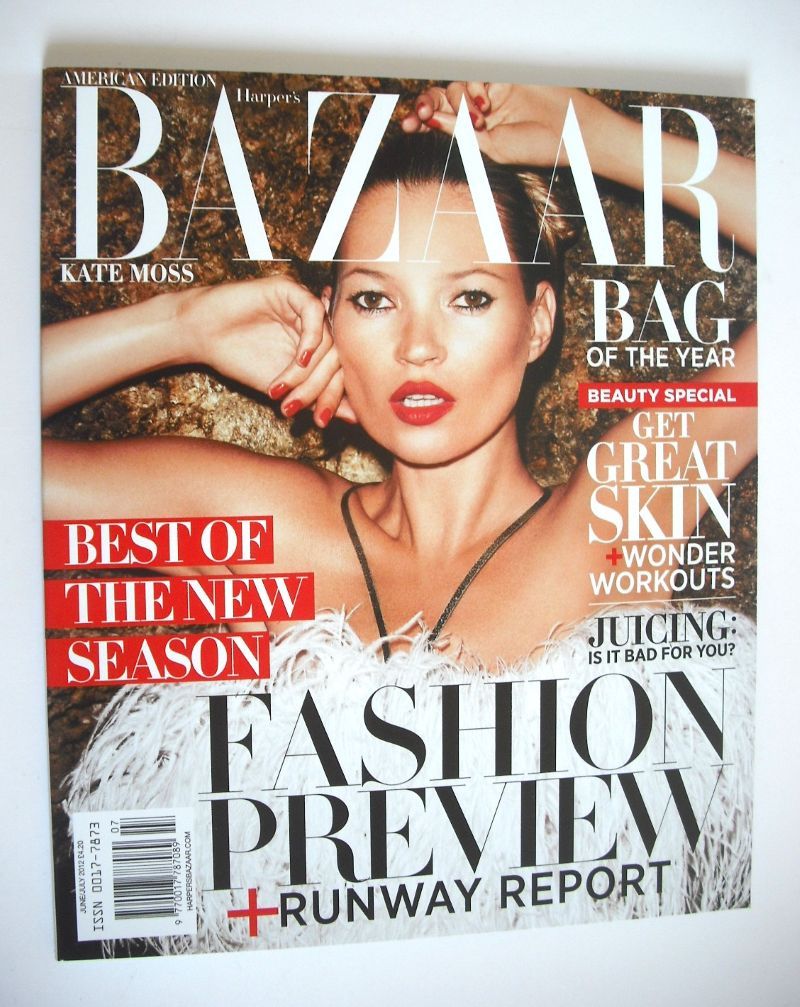 Harper's Bazaar magazine - June/July 2012 - Kate Moss cover