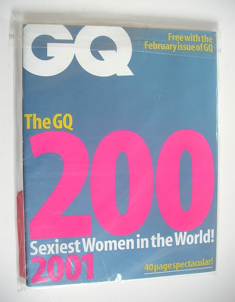 British GQ magazine - February 2001 - Jennifer Lopez cover