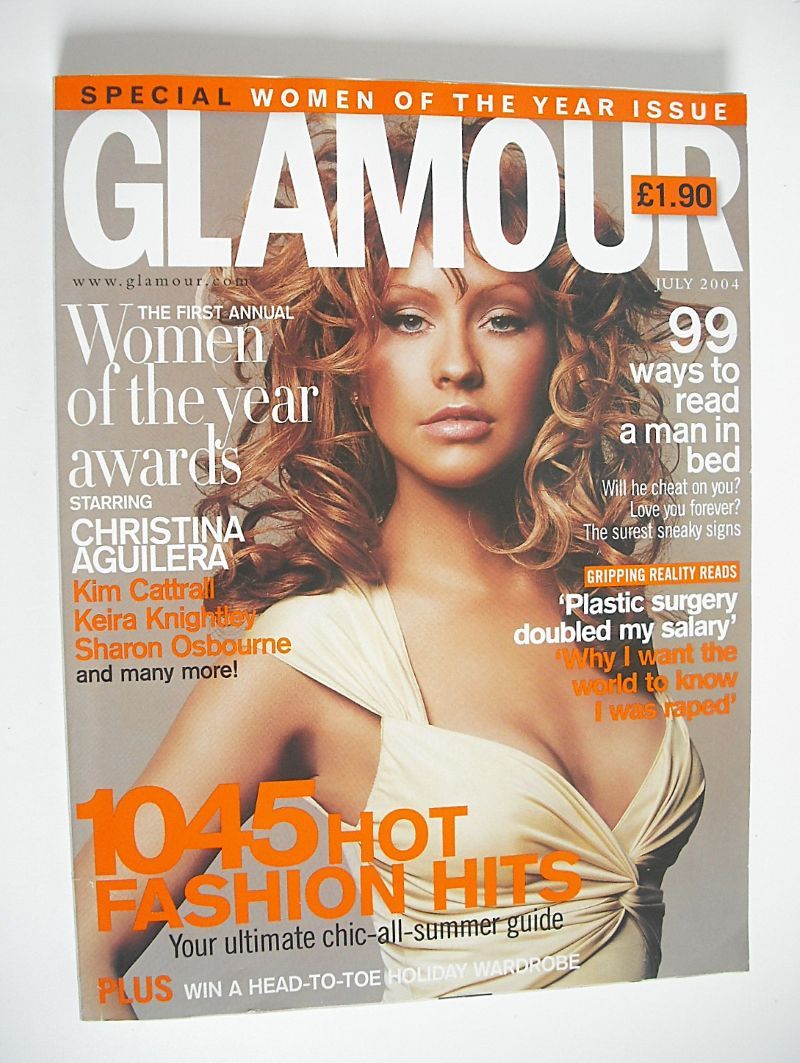 Glamour magazine - Christina Aguilera cover (July 2004)