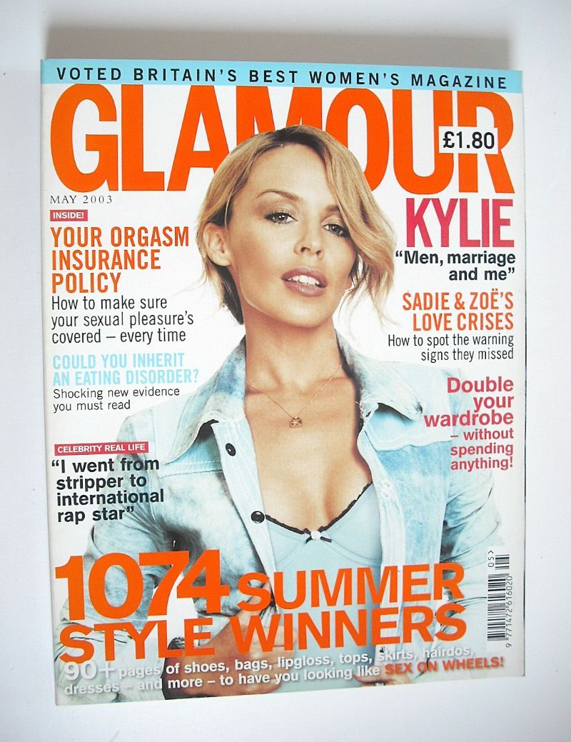 Glamour magazine - Kylie Minogue cover (May 2003)