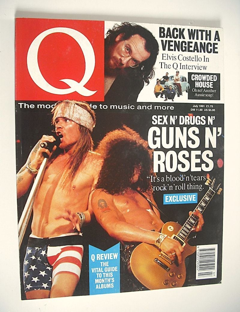 Q magazine - Guns N' Roses cover (July 1991)